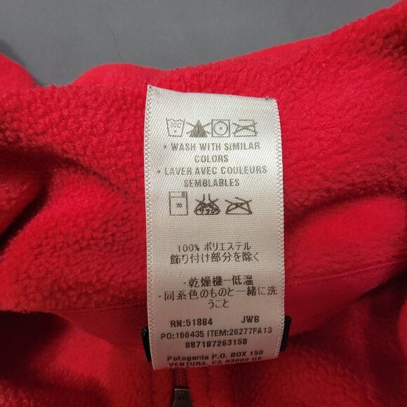 Patagonia Pink Quarter Zip Fleece Pullover Soft Warm Outdoor Layer Small - Picture 6 of 7